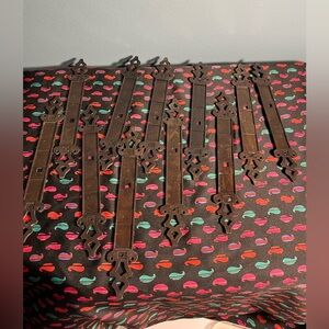 11 Amerock Antique Brass English 8.5" French Colony Cabinet Pull Backing Plates